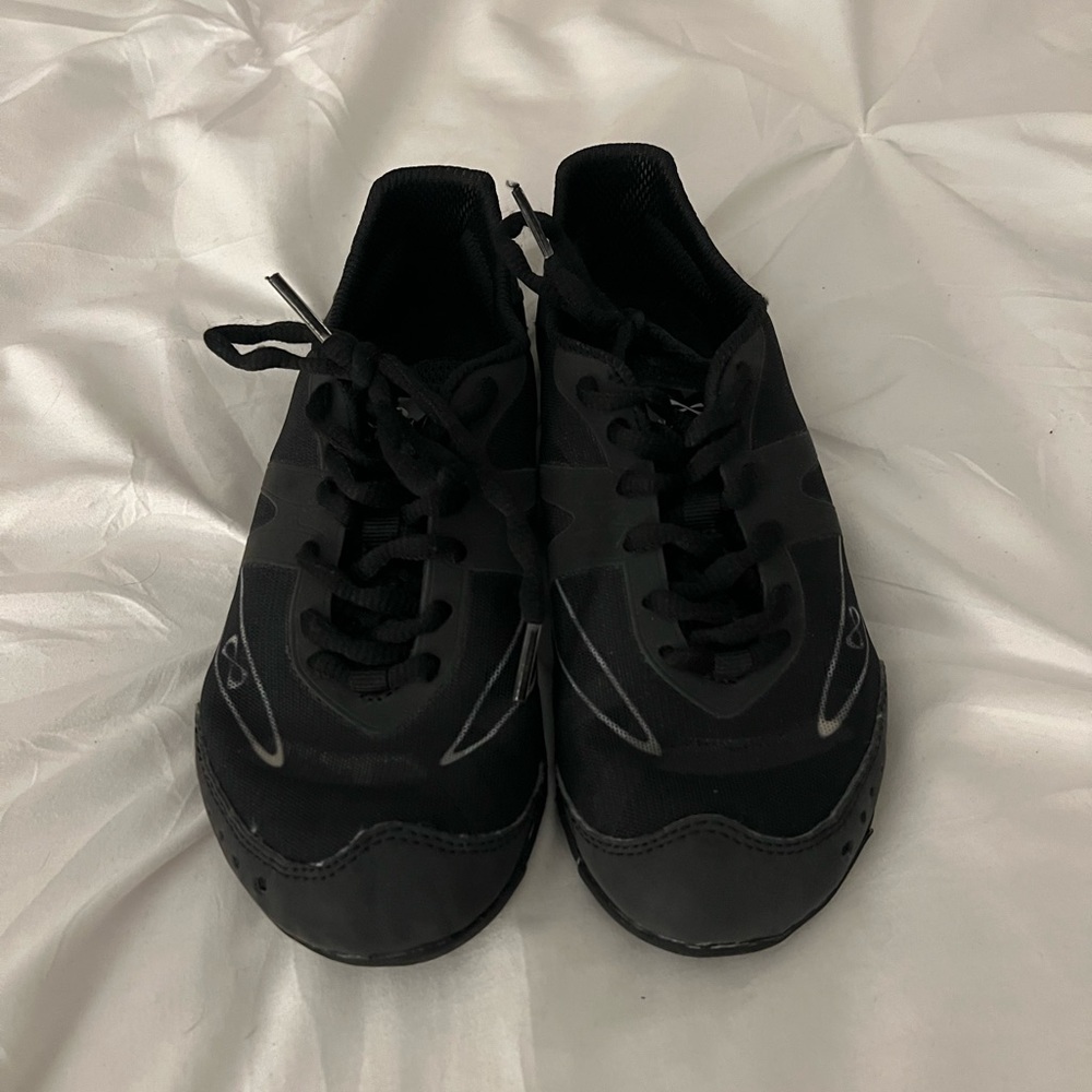 Black Nfinity cheer shoes